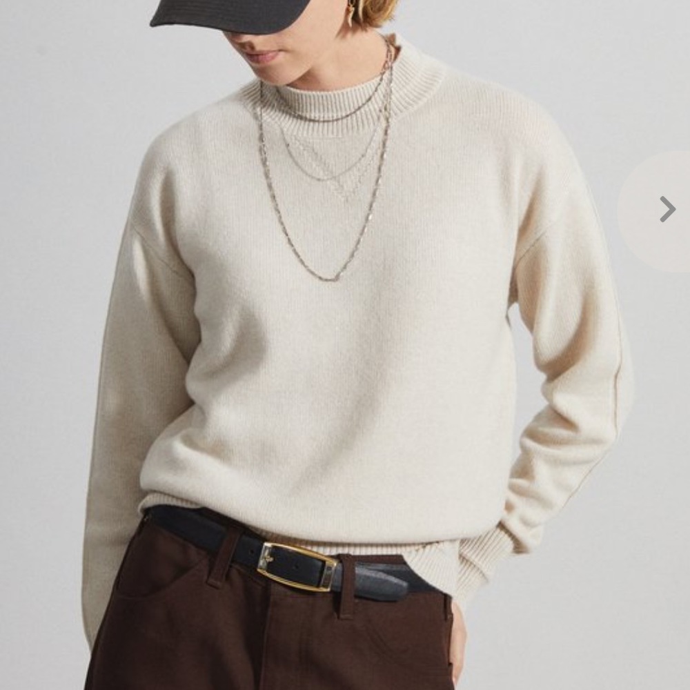 paradis perdus gareth cashmere sweater in ivory